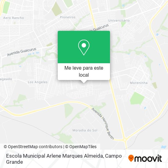 Escola Municipal Arlene Marques Almeida mapa