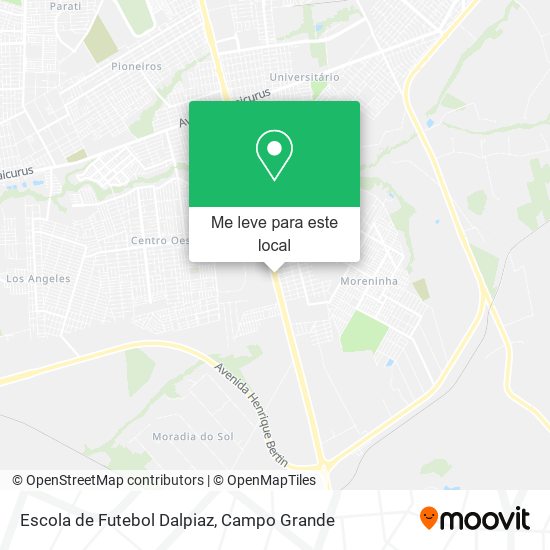 Escola de Futebol Dalpiaz mapa