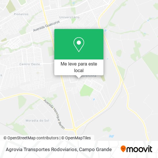 Agrovia Transportes Rodoviarios mapa