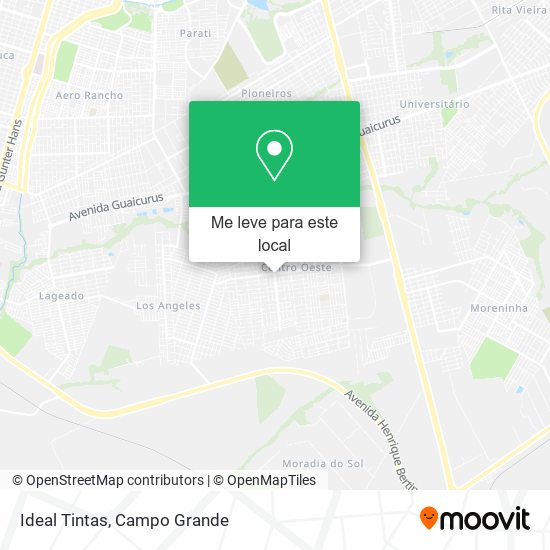 Ideal Tintas mapa