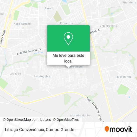 Litraço Conveniência mapa