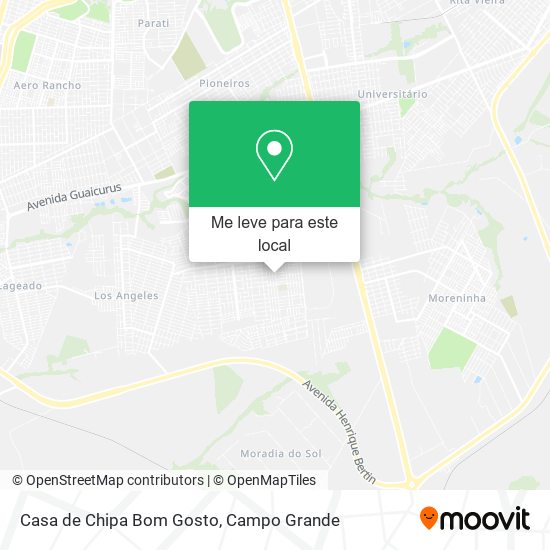 Casa de Chipa Bom Gosto mapa