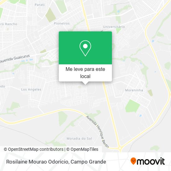 Rosilaine Mourao Odoricio mapa