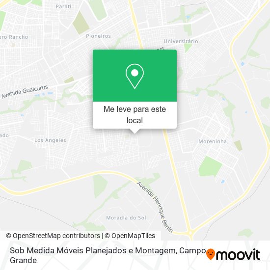 Sob Medida Móveis Planejados e Montagem mapa