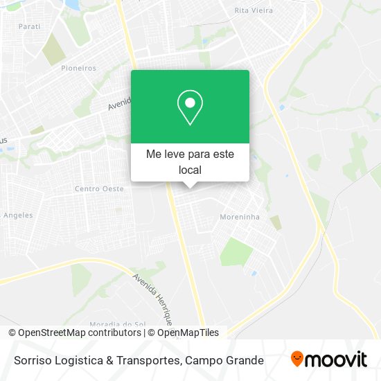 Sorriso Logistica & Transportes mapa