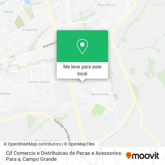 Cjf Comercio e Distribuicao de Pecas e Acessorios Para a mapa