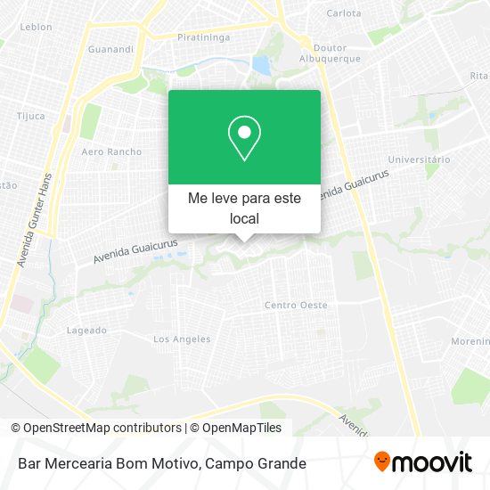 Bar Mercearia Bom Motivo mapa