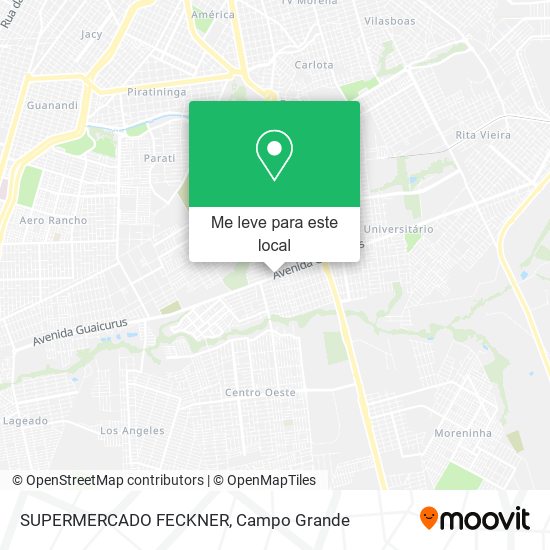 SUPERMERCADO FECKNER mapa