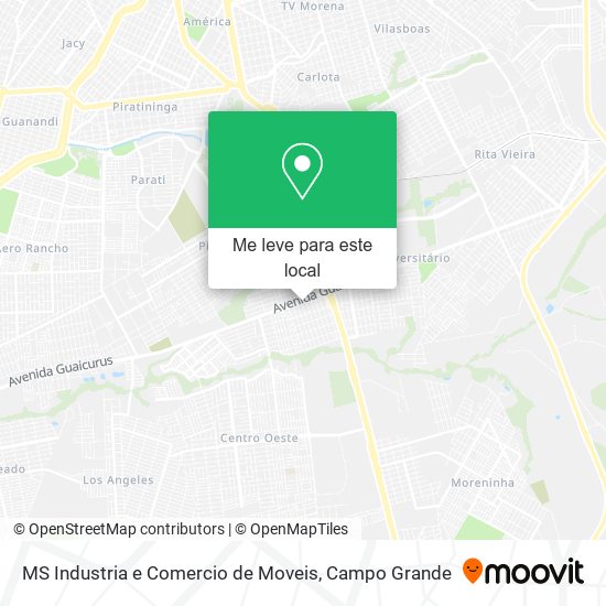 MS Industria e Comercio de Moveis mapa