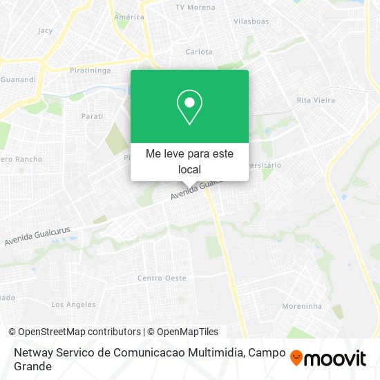 Netway Servico de Comunicacao Multimidia mapa