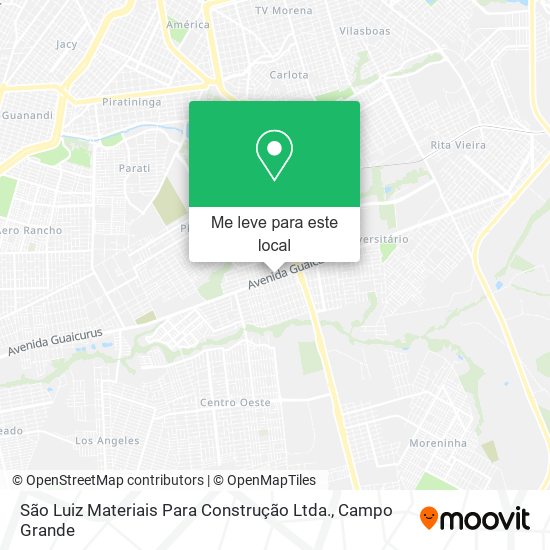 São Luiz Materiais Para Construção Ltda. mapa