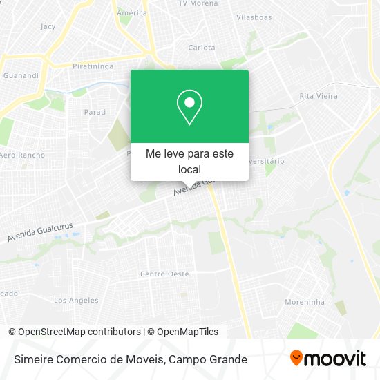 Simeire Comercio de Moveis mapa