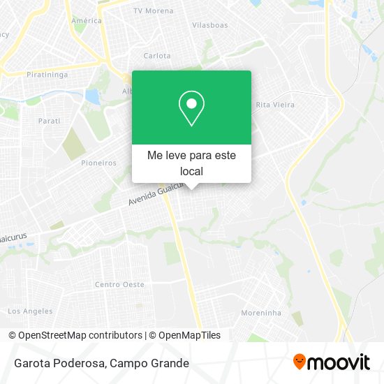 Garota Poderosa mapa