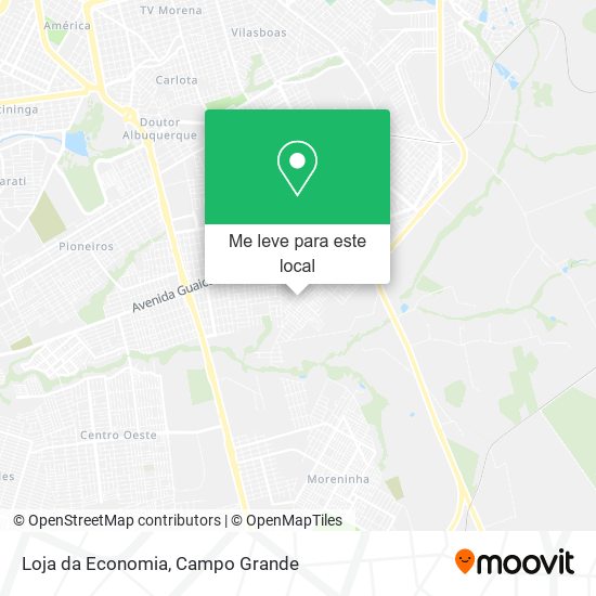 Loja da Economia mapa