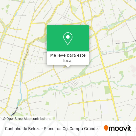 Cantinho da Beleza - Pioneiros Cg mapa