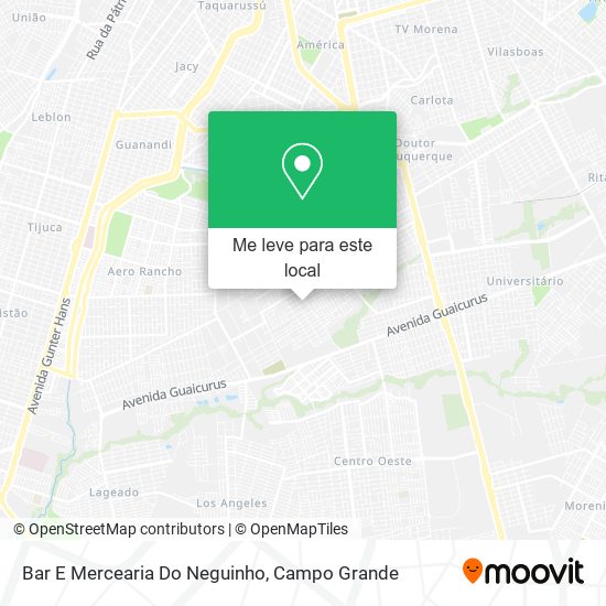 Bar E Mercearia Do Neguinho mapa