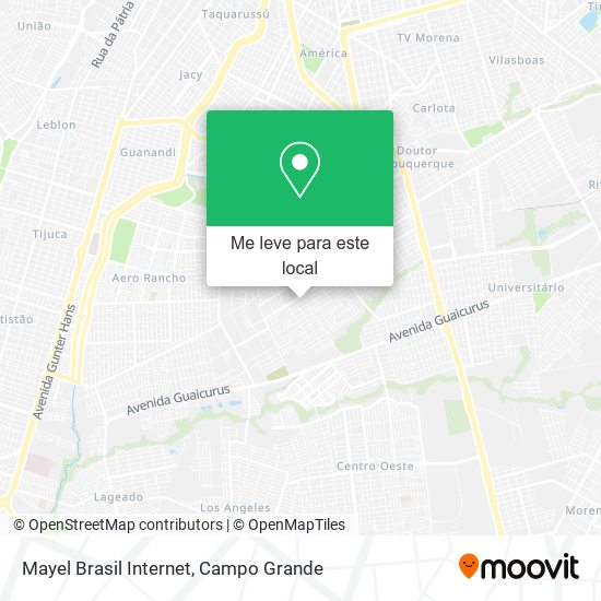 Mayel Brasil Internet mapa