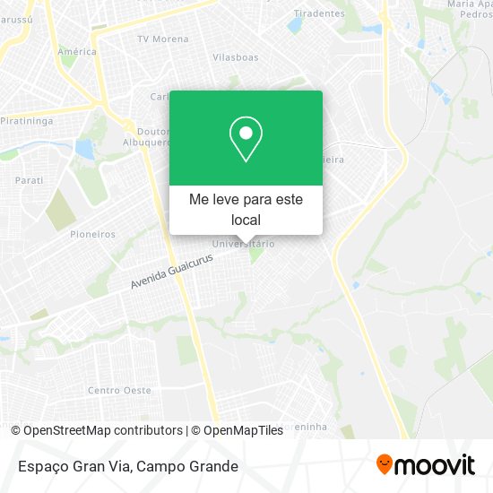 Espaço Gran Via mapa