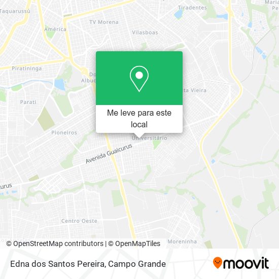 Edna dos Santos Pereira mapa