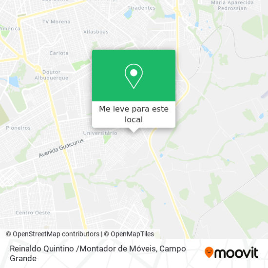 Reinaldo Quintino /Montador de Móveis mapa