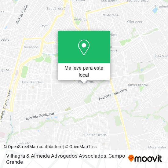 Vilhagra & Almeida Advogados Associados mapa