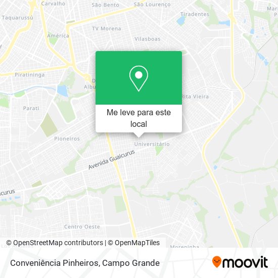 Conveniência Pinheiros mapa