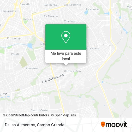 Dallas Alimentos mapa