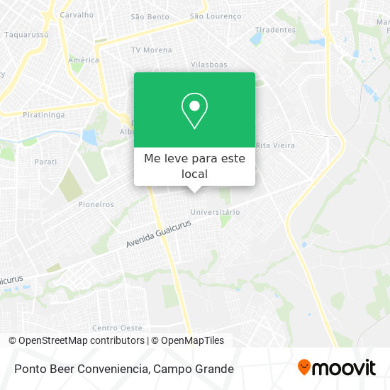 Ponto Beer Conveniencia mapa