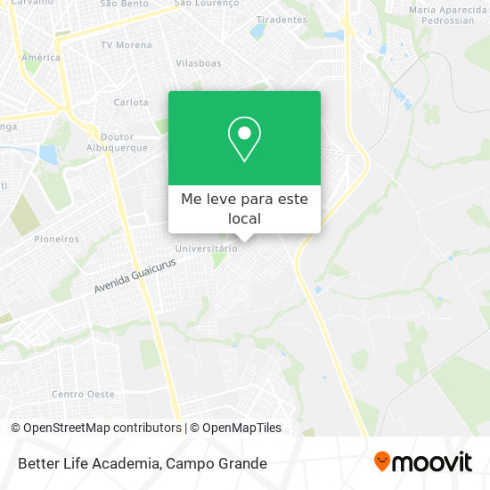 Better Life Academia mapa