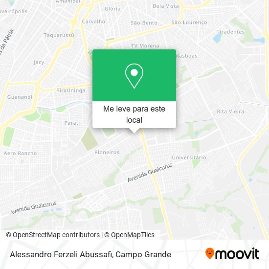 Alessandro Ferzeli Abussafi mapa