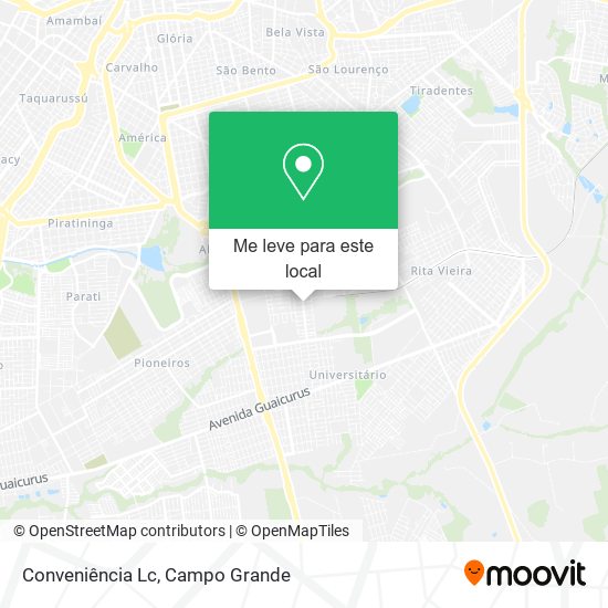 Conveniência Lc mapa