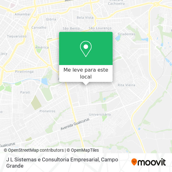 J L Sistemas e Consultoria Empresarial mapa