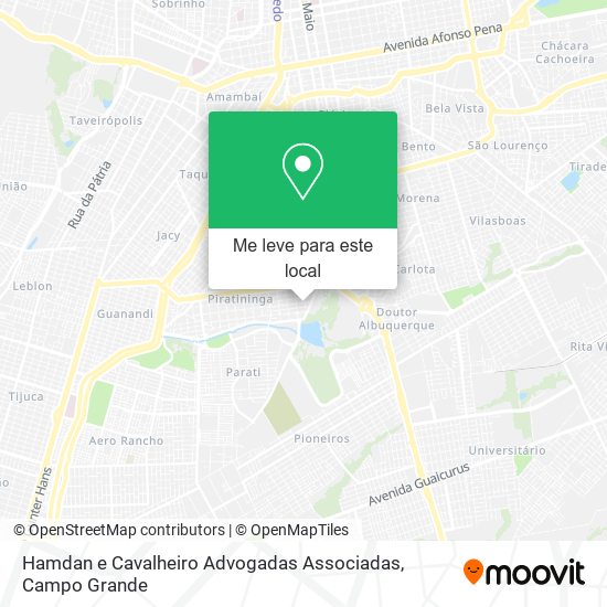 Hamdan e Cavalheiro Advogadas Associadas mapa