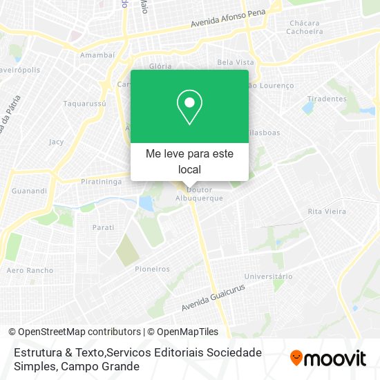 Estrutura & Texto,Servicos Editoriais Sociedade Simples mapa