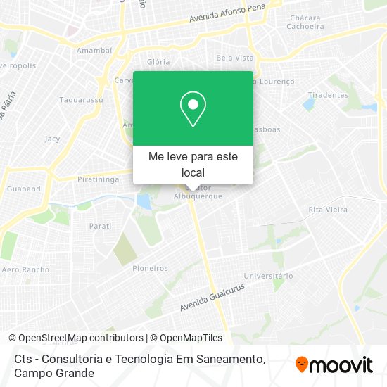 Cts - Consultoria e Tecnologia Em Saneamento mapa