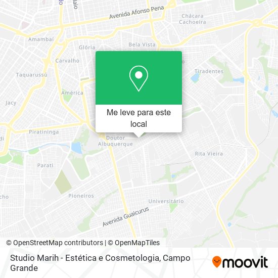 Studio Marih - Estética e Cosmetologia mapa