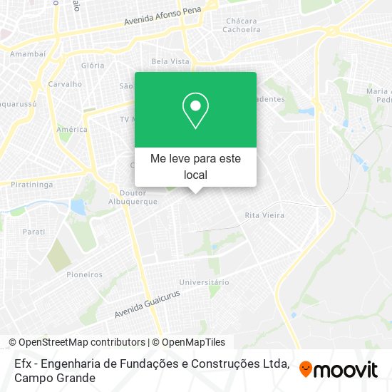 Efx - Engenharia de Fundações e Construções Ltda mapa