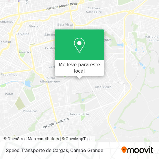 Speed Transporte de Cargas mapa