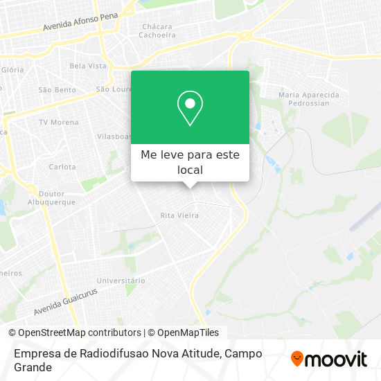Empresa de Radiodifusao Nova Atitude mapa