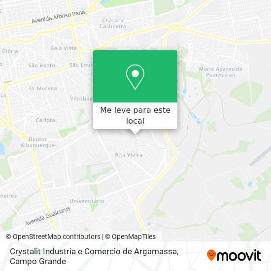 Crystalit Industria e Comercio de Argamassa mapa