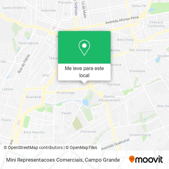 Mini Representacoes Comerciais mapa