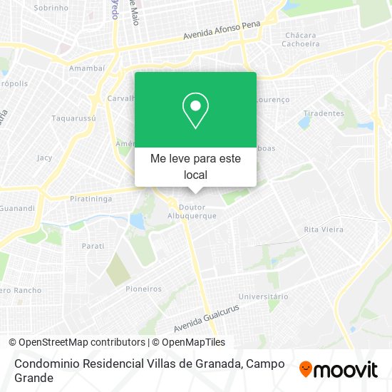 Condominio Residencial Villas de Granada mapa