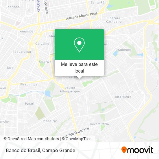 Banco do Brasil mapa