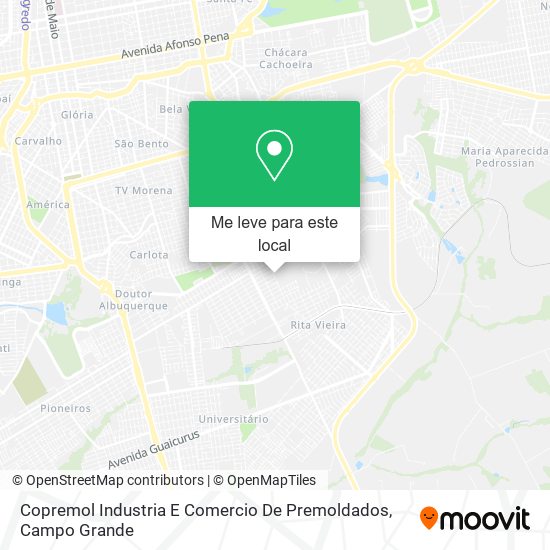 Copremol Industria E Comercio De Premoldados mapa