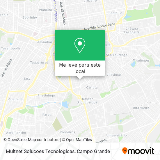 Multnet Solucoes Tecnologicas mapa