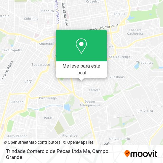 Trindade Comercio de Pecas Ltda Me mapa