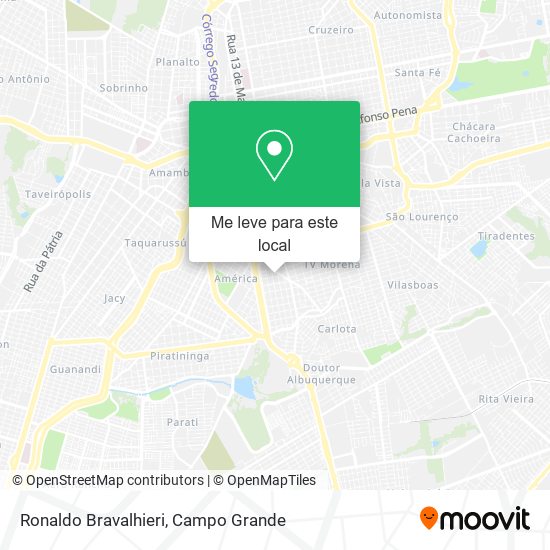 Ronaldo Bravalhieri mapa