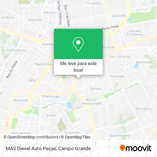 MAS Diesel Auto Peças mapa