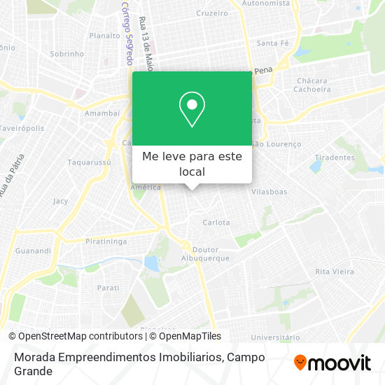 Morada Empreendimentos Imobiliarios mapa