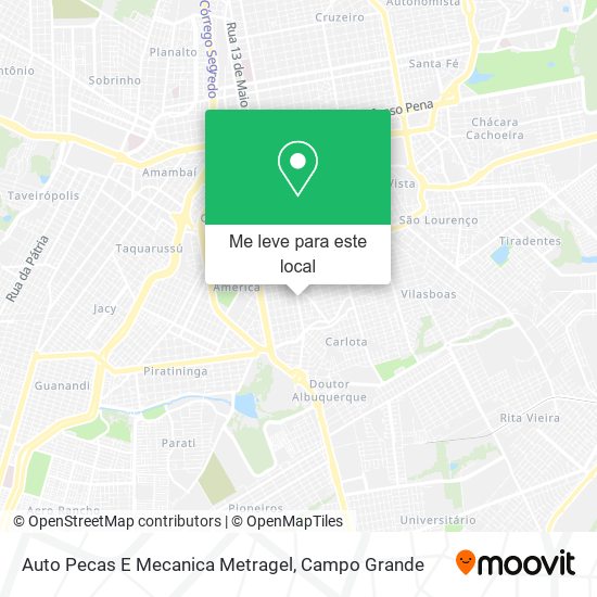 Auto Pecas E Mecanica Metragel mapa